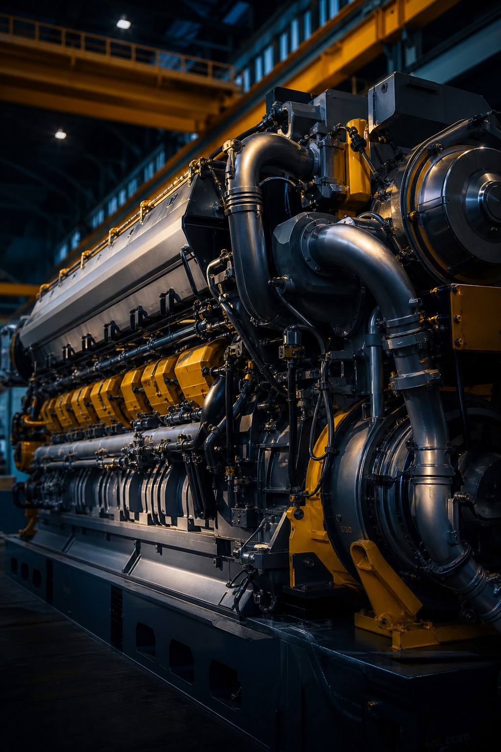 Industrial engine machinery
